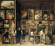    David Teniers La Vista del Archidque Leopoldo Guillermo a su gabinete de pinturas. USA oil painting artist